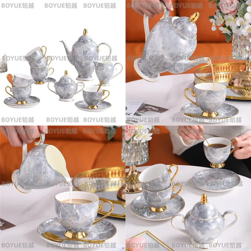 Coffee Tea Box - Luxury Bone China Coffee Cup and