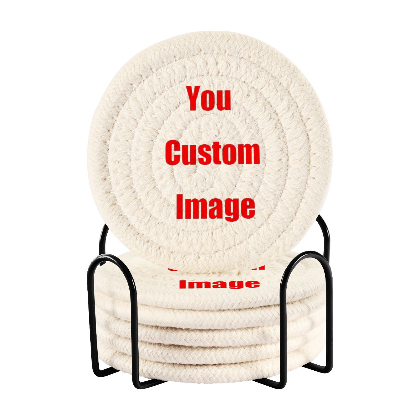 Coffee Tea Images - 6Pcs Cup Coasters for Drinks Absorbent