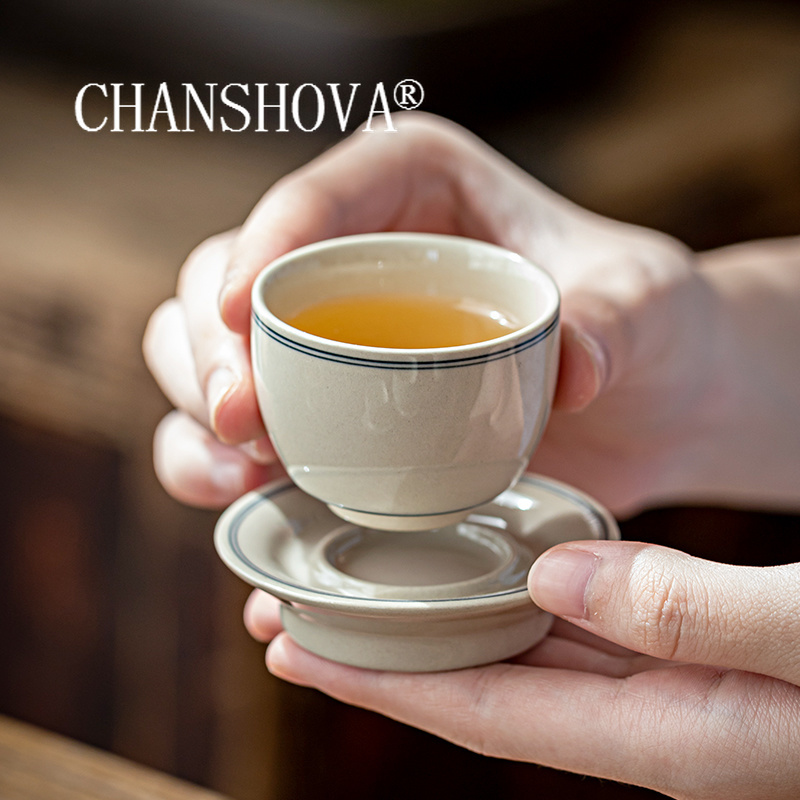 Coffee Tea Pictures - CHANSHOVA-Chinese Minimalist Style Ceramic Teacup and