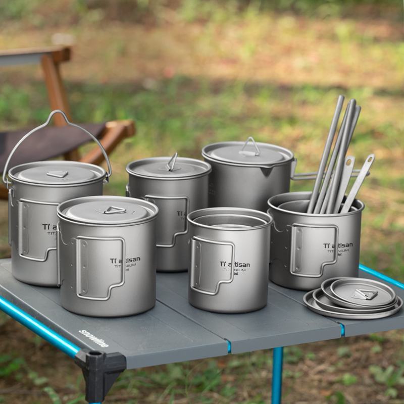 Coffee Tea Exchange - Tiartisan Outdoor Titanium Lightweight Portable Tea