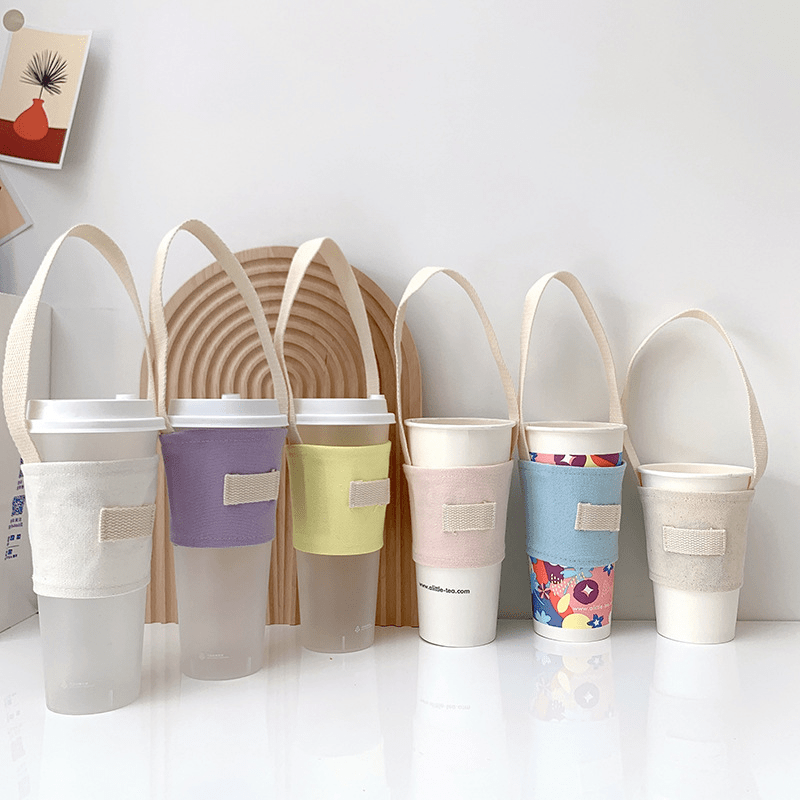 Coffee Tea Jar Set - Milk Tea Cup Set Hand Carry
