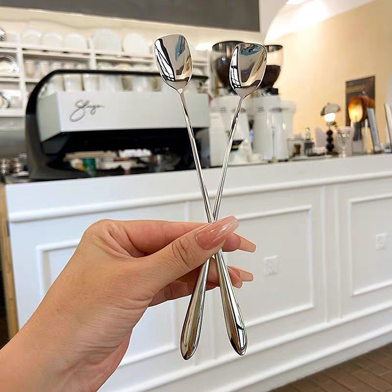 Coffee Tea Mix - 20CM Stainless Steel Long Handle Stir
