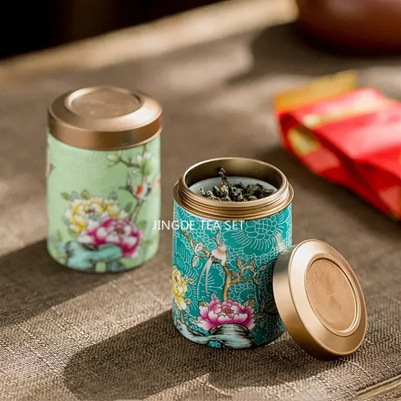 Boutique Ceramic Tea Tins Hous - огляд і ціна Coffee Tea Jar Set