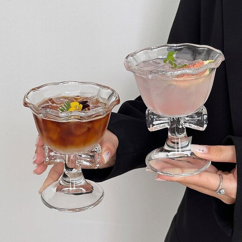 New Bow Glass Cute Water Cup C - огляд і ціна Coffee And Tea Glass