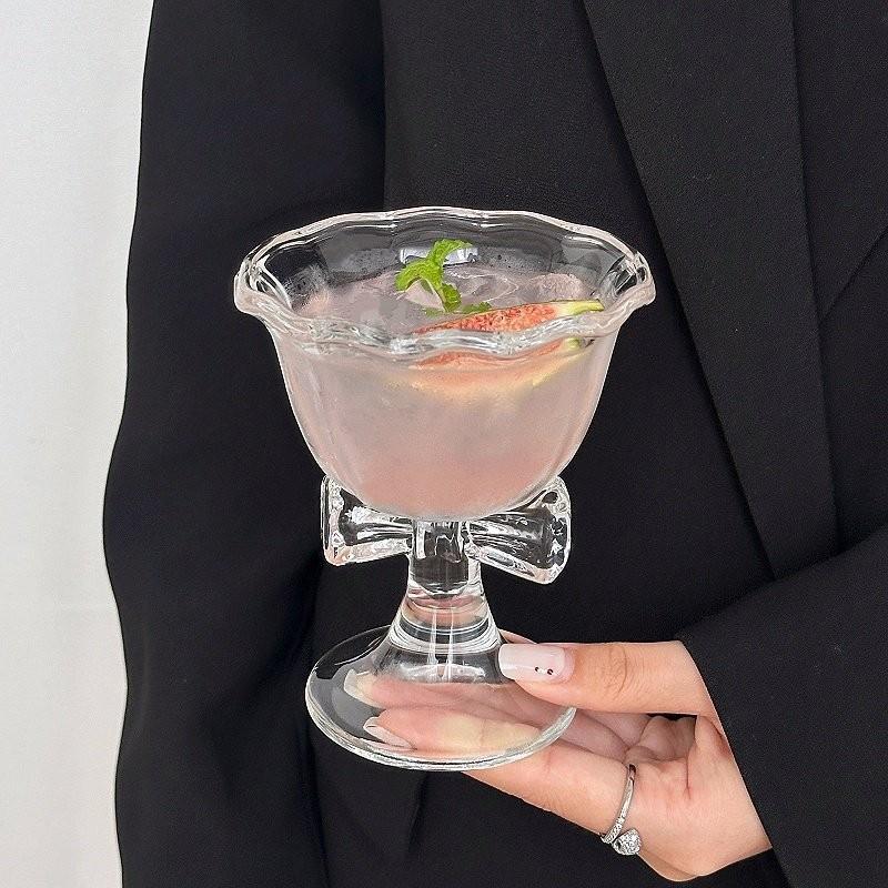 New Bow Glass Cute Water Cup C - огляд і ціна Coffee And Tea Glass