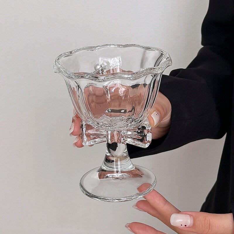 New Bow Glass Cute Water Cup C - огляд і ціна Coffee And Tea Glass