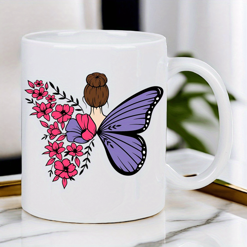 Butterfly and Blossoms Ceramic - огляд і ціна Morning Tea Coffee