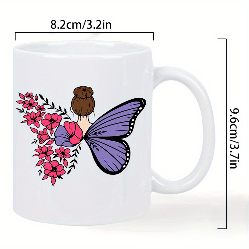 Butterfly and Blossoms Ceramic - огляд і ціна Morning Tea Coffee
