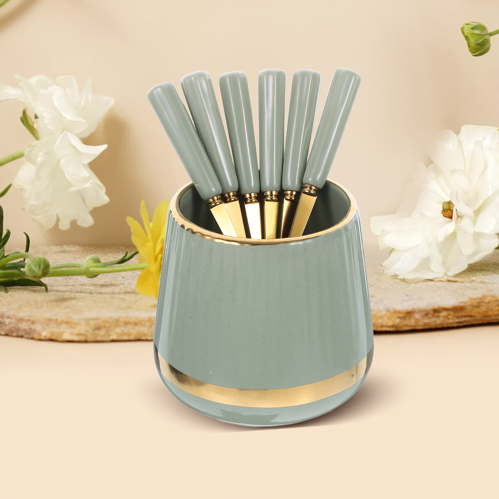 7Pcs Coffee Spoons Set Mini De - огляд і ціна Coffee Tea Jar Set