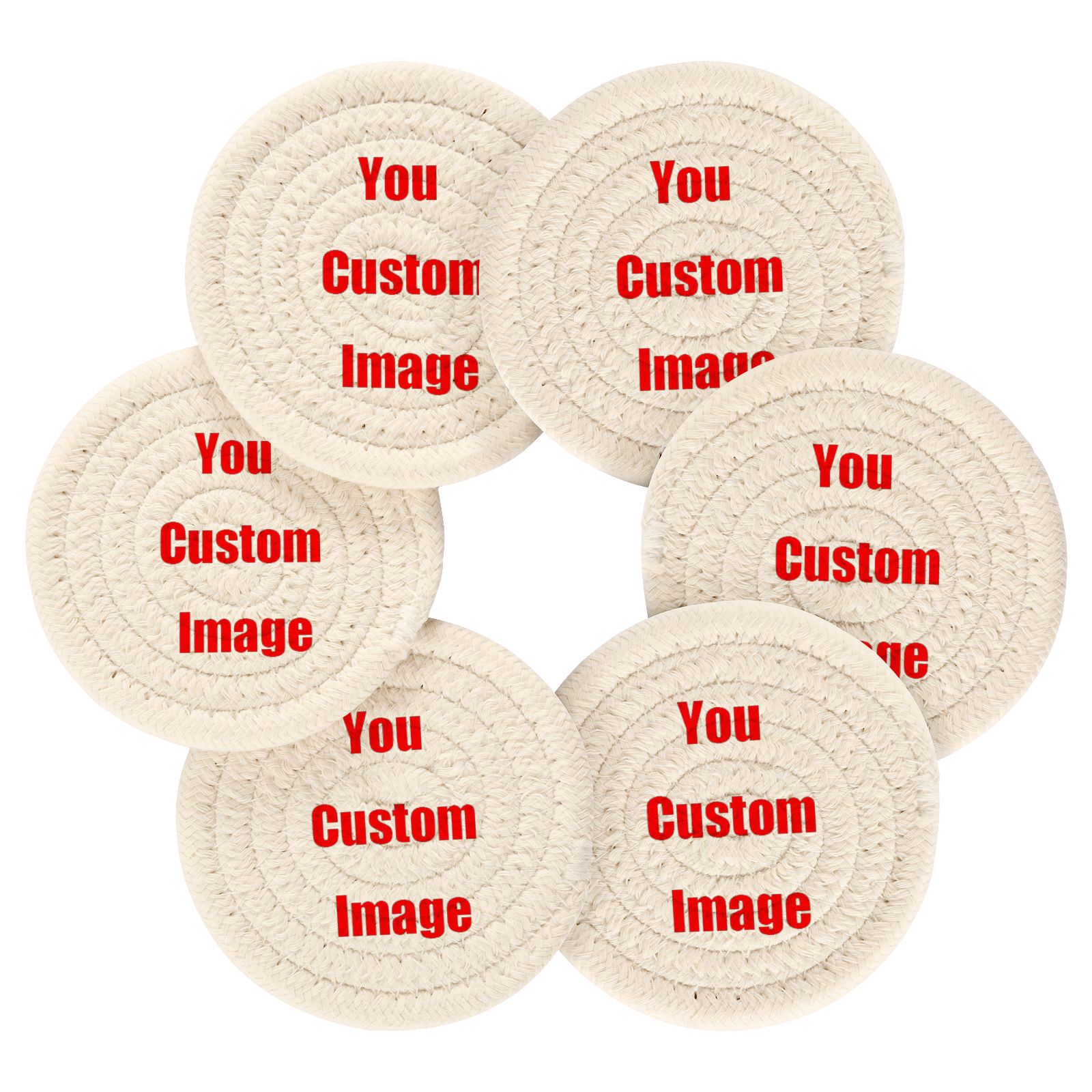6Pcs Cup Coasters for Drinks A - огляд і ціна Coffee Tea Images