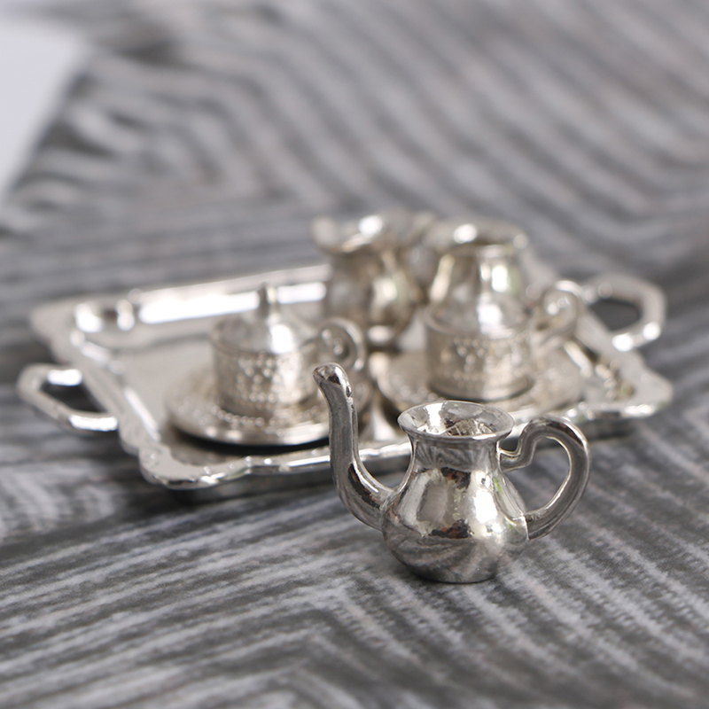 10pcs/Set 1/12 Dollhouse Minia - огляд і ціна Coffee Tea And Sugar Set
