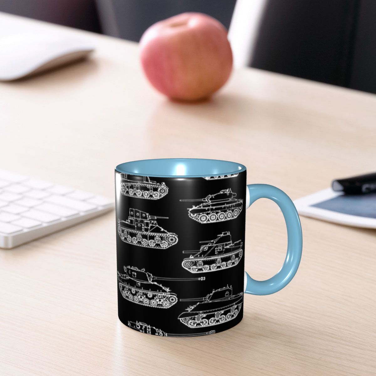 US Tanks Of World War II Mug F - огляд і ціна Coffee Tea World