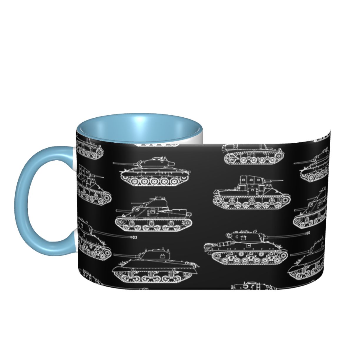 US Tanks Of World War II Mug F - огляд і ціна Coffee Tea World