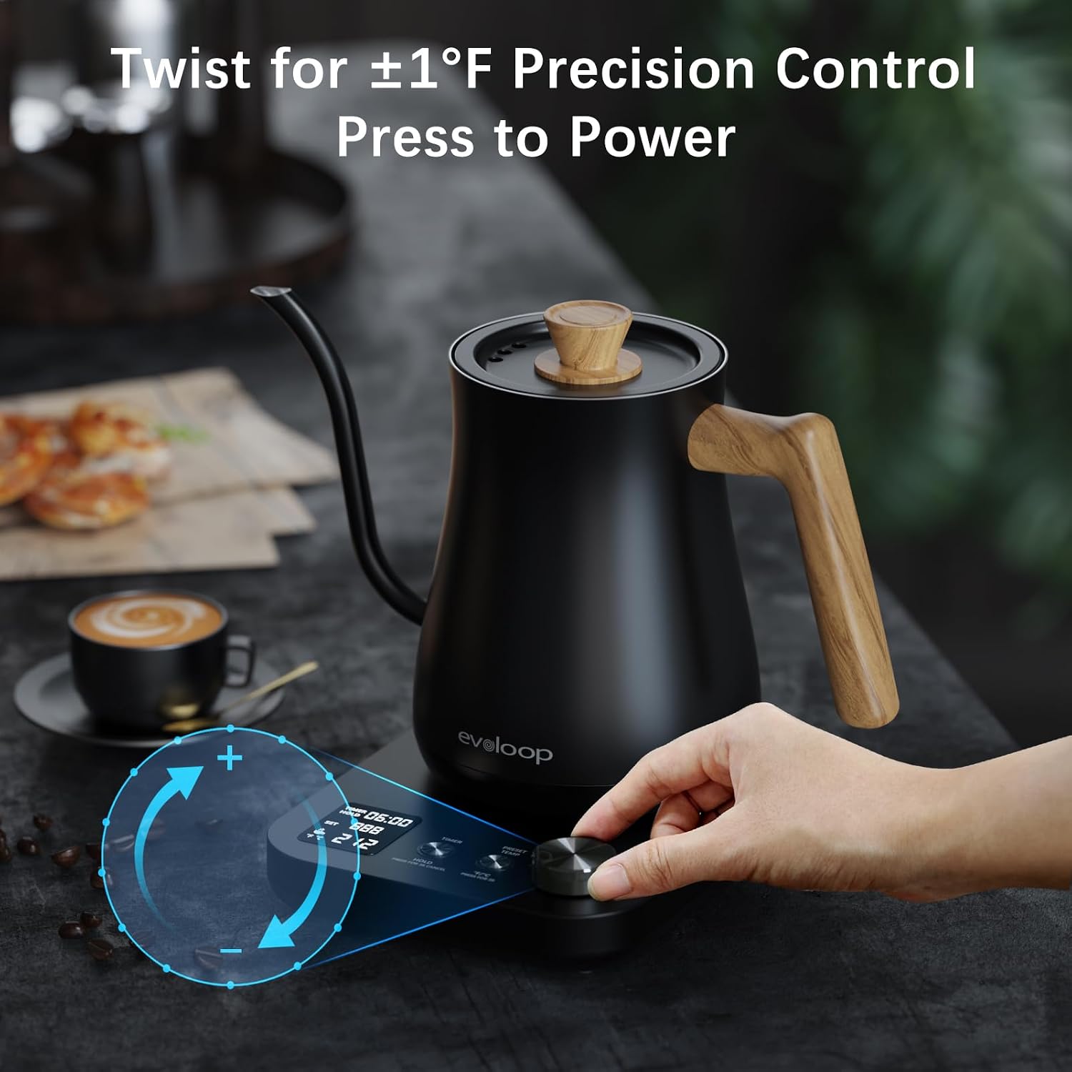 Precision Gooseneck Electric K - огляд і ціна Coffee Tea Images