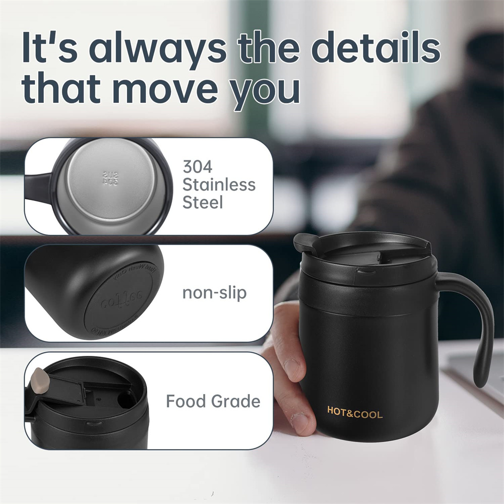 350/500ml Insulated Coffee Mug - огляд і ціна Coffee Tea Exchange