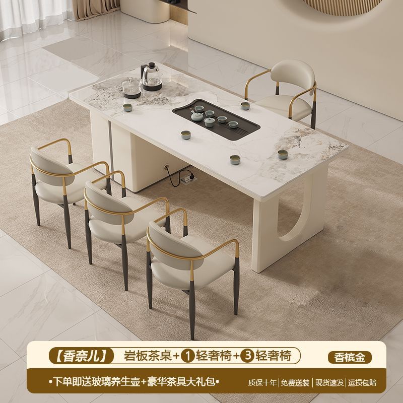 Rock slab tea table, tea table - огляд і ціна Coffee Tea And Company