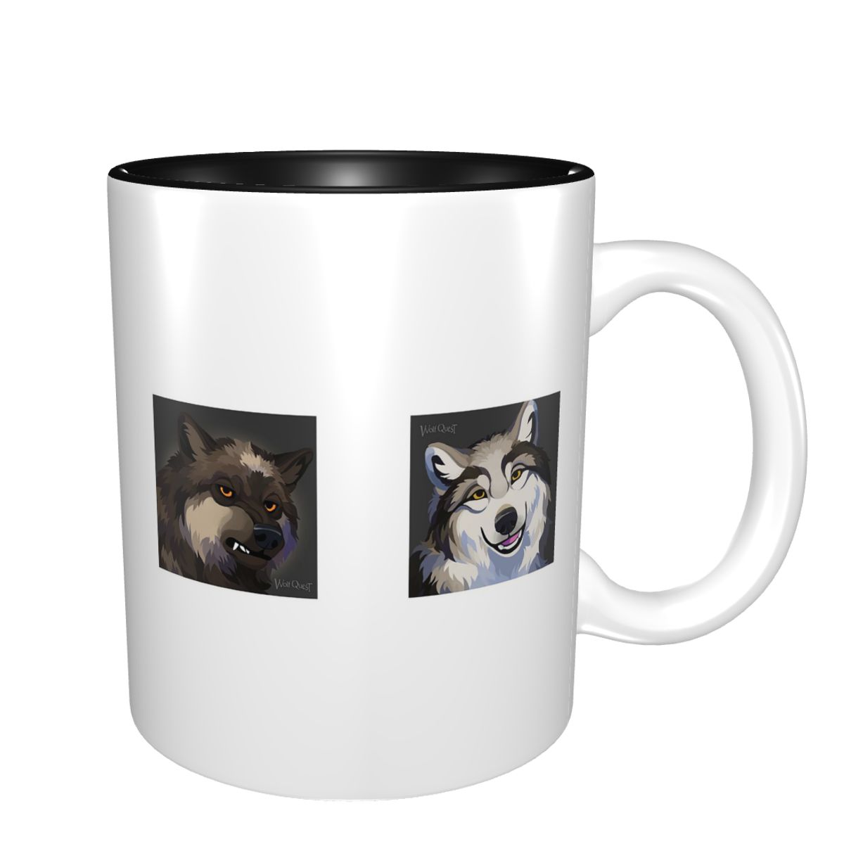 WolfQuest Morning Face Mug Fun - огляд і ціна Morning Tea Coffee