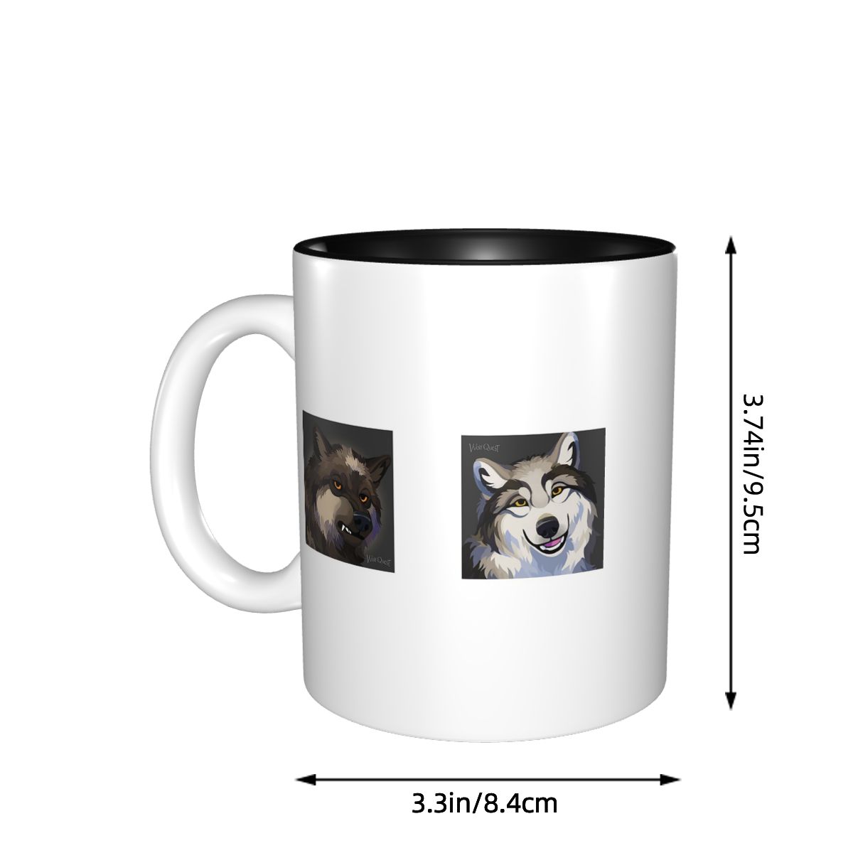 WolfQuest Morning Face Mug Fun - огляд і ціна Morning Tea Coffee