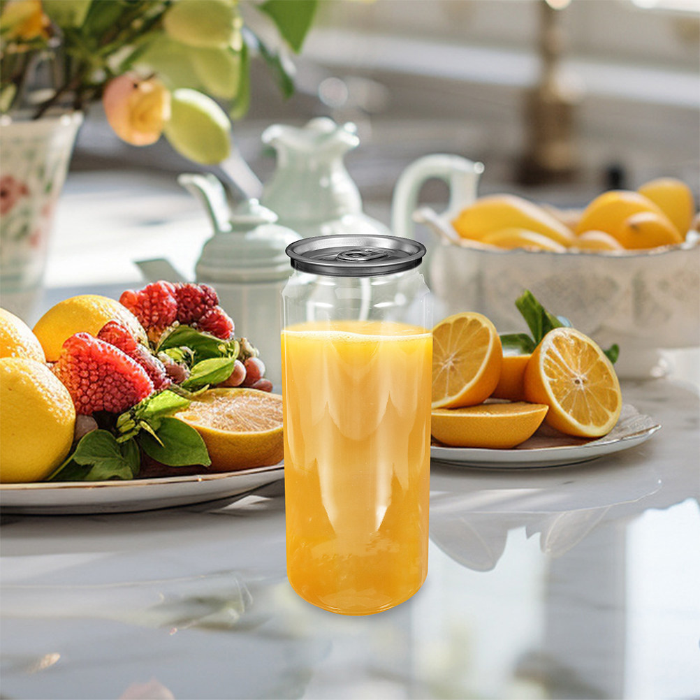 5pcs Clear Beverage Cans Empty - огляд і ціна Water Tea And Coffee