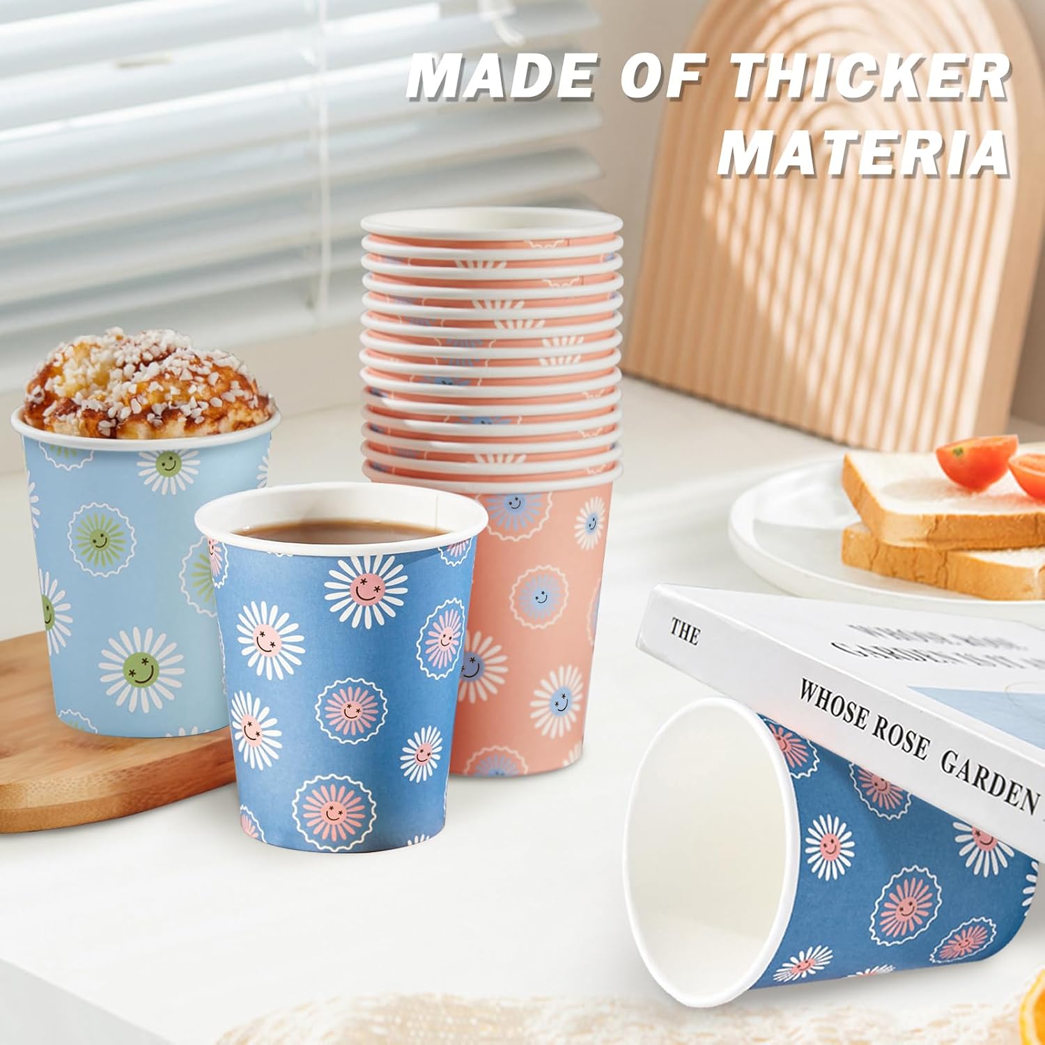 300 Pack 8oz Disposable Paper  - огляд і ціна Coffee Tea Images