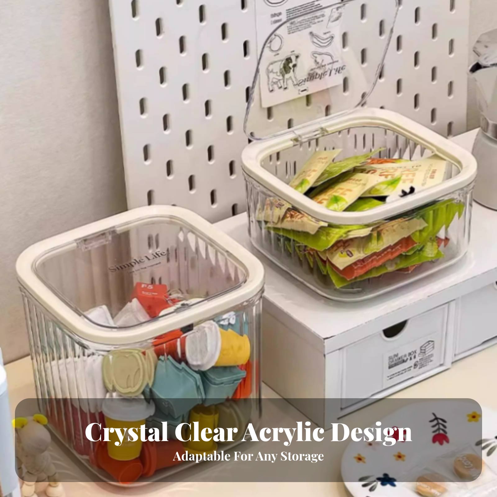 Plastic Tea Bag Storage Box La - огляд і ціна Coffee Tea Box