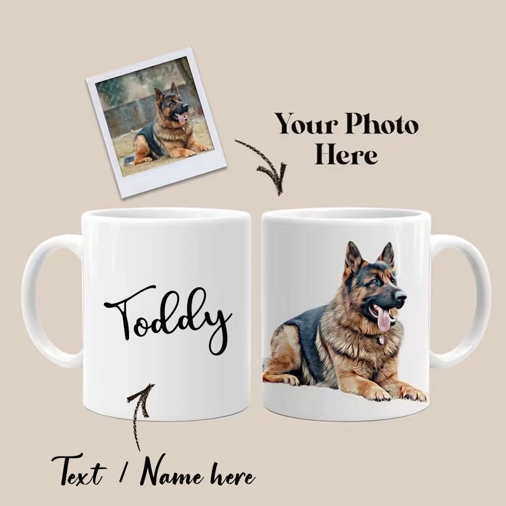 Personalised Your Photo Mug,Na - огляд і ціна Coffee Tea Images
