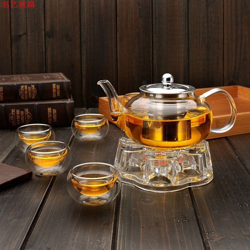 600/800ml Heat Resistant Glass - огляд і ціна Coffee Tea Jar Set