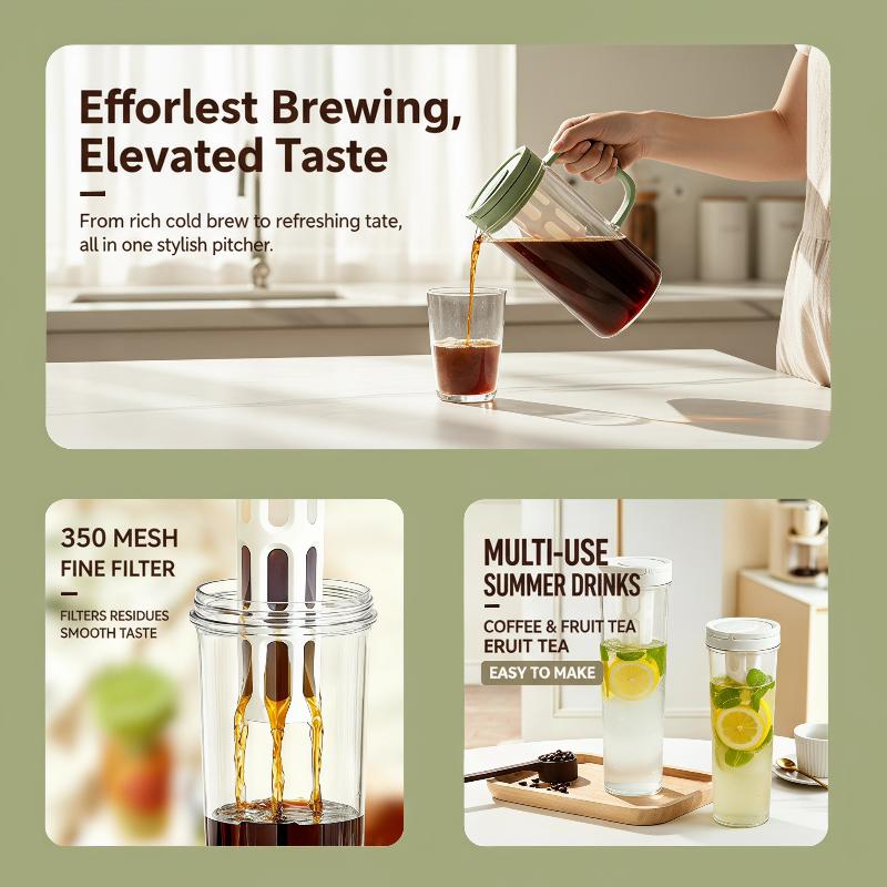 1L Manual Cold Brew Coffee Mak - огляд і ціна Cold Brew Bottle