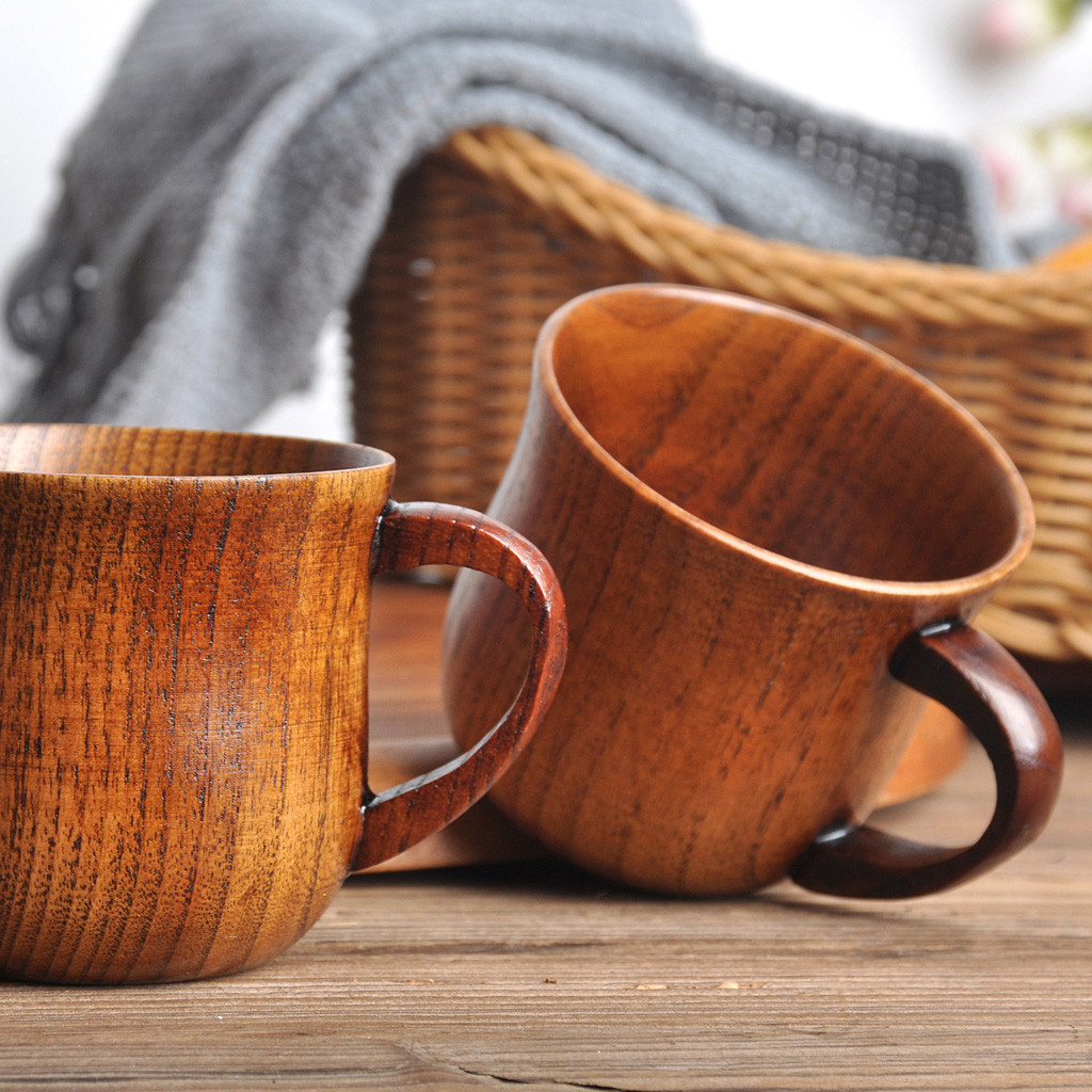 Wooden Coffee Mug Handcrafted  - огляд і ціна Morning Tea Coffee
