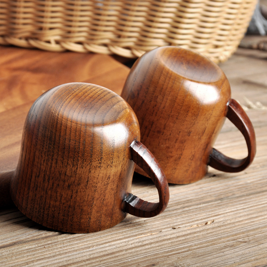 Wooden Coffee Mug Handcrafted  - огляд і ціна Morning Tea Coffee