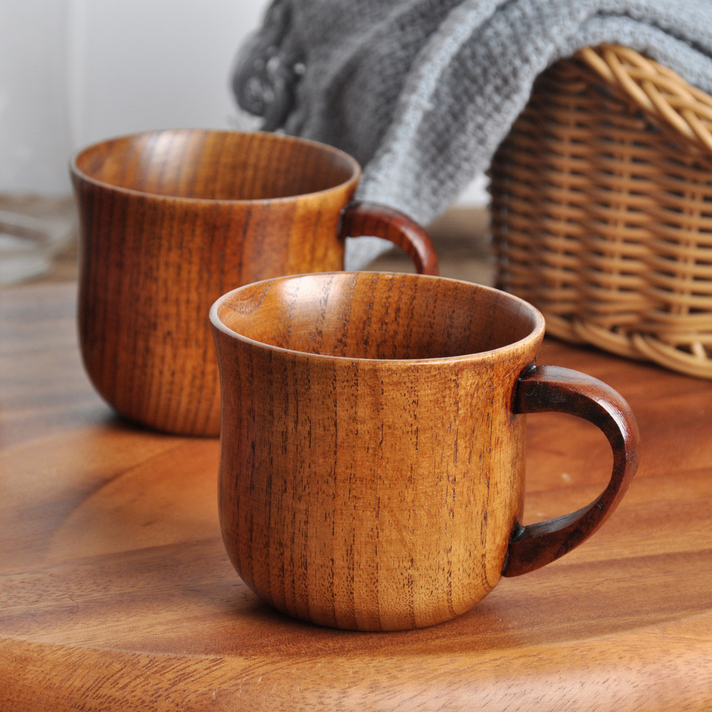 Wooden Coffee Mug Handcrafted  - огляд і ціна Morning Tea Coffee