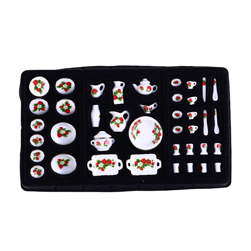1 Set 1:12 Miniature Doll Hous - огляд і ціна Coffee Tea And Sugar Set