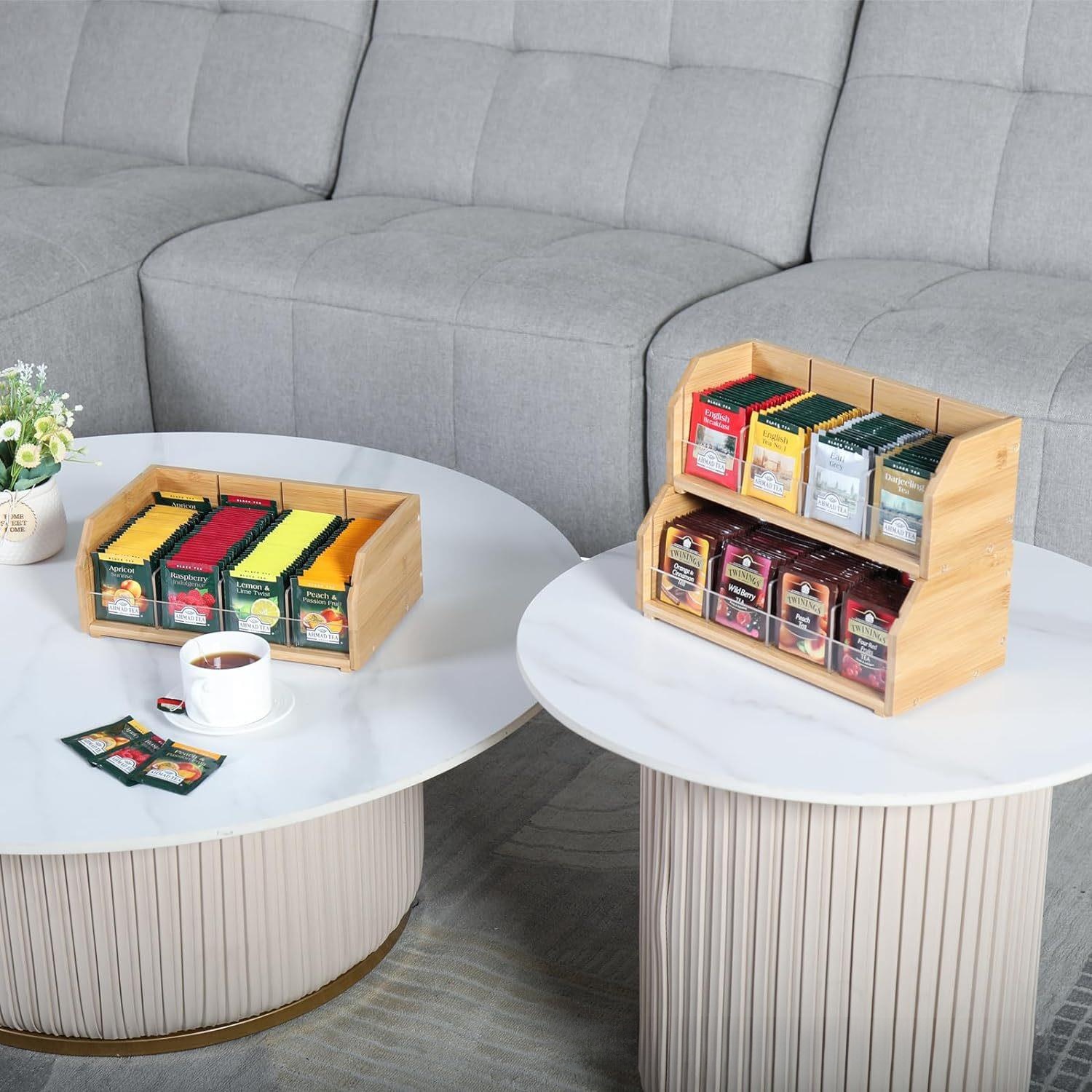Bamboo Tea Bag Storage Box Thr - огляд і ціна Coffee Tea Room