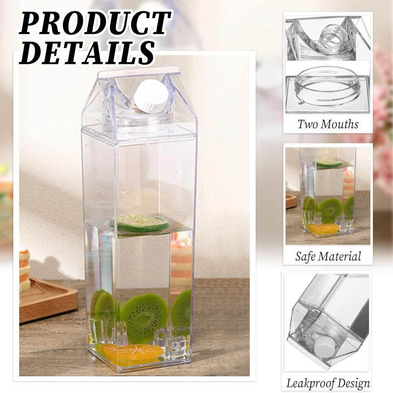 750ML Transparent Milk Bottle  - огляд і ціна Coffee Tea Box
