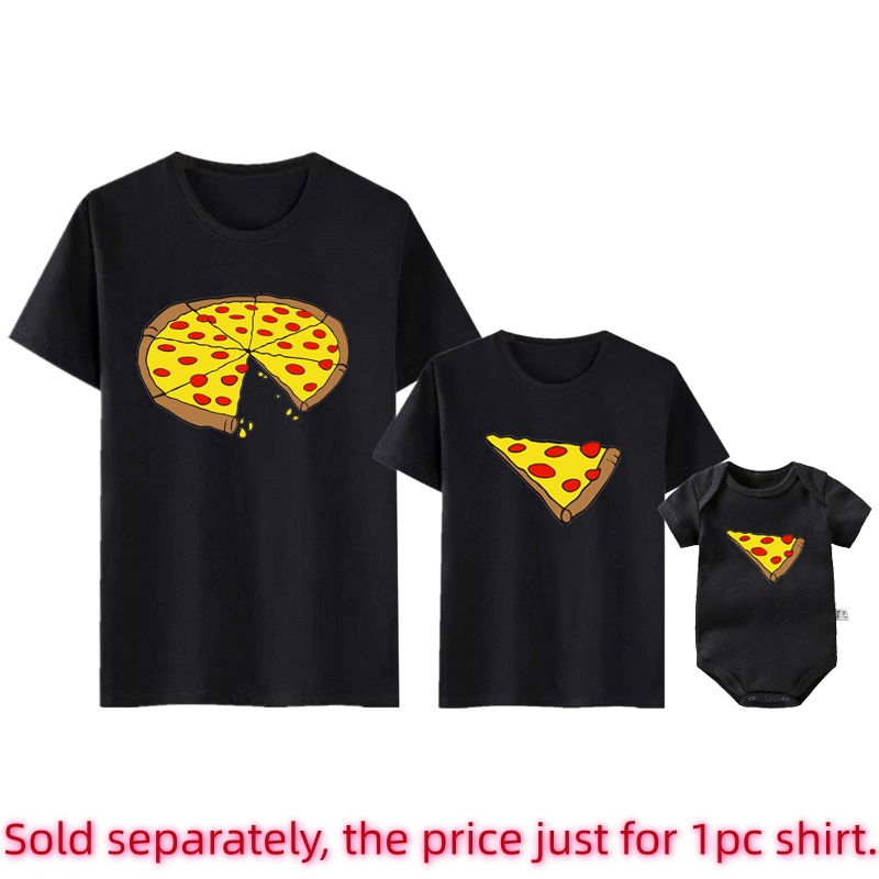 Funny Pizza Print Father Mothe - огляд і ціна Coffee Tea Or Me