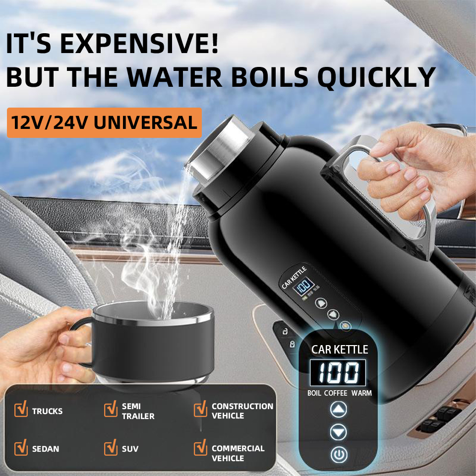 12V 24V Car Kettle Electric Wa - огляд і ціна Coffee Tea Exchange