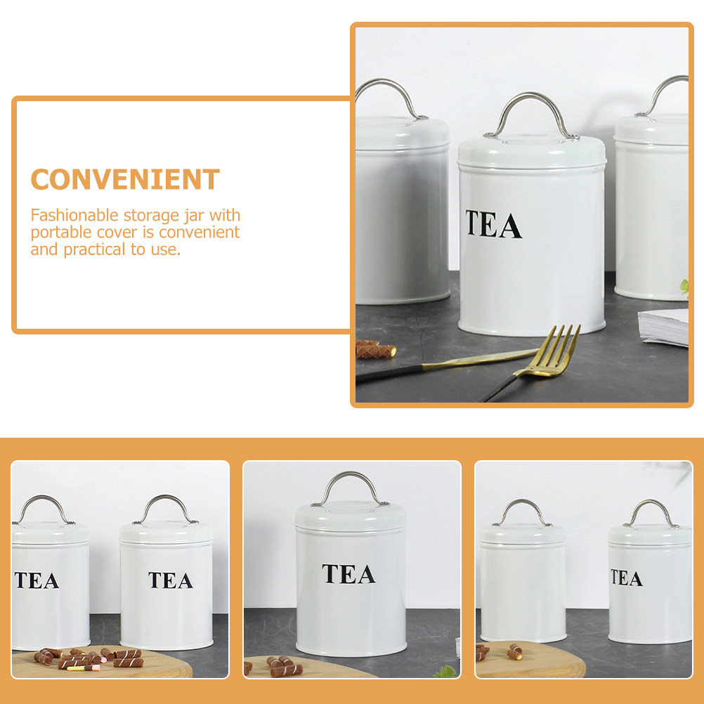 Tea Canister Black White Nordi - огляд і ціна Coffee Tea Jar Set