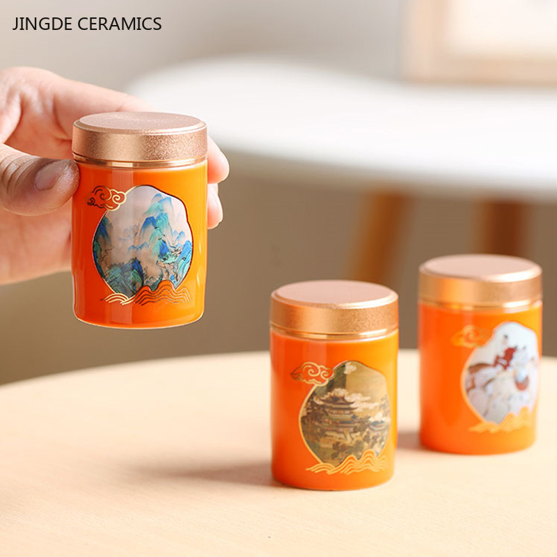 1pc Chinese Portable Travel Te - огляд і ціна Coffee Tea Jar Set