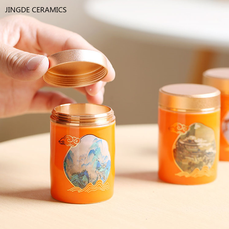 1pc Chinese Portable Travel Te - огляд і ціна Coffee Tea Jar Set