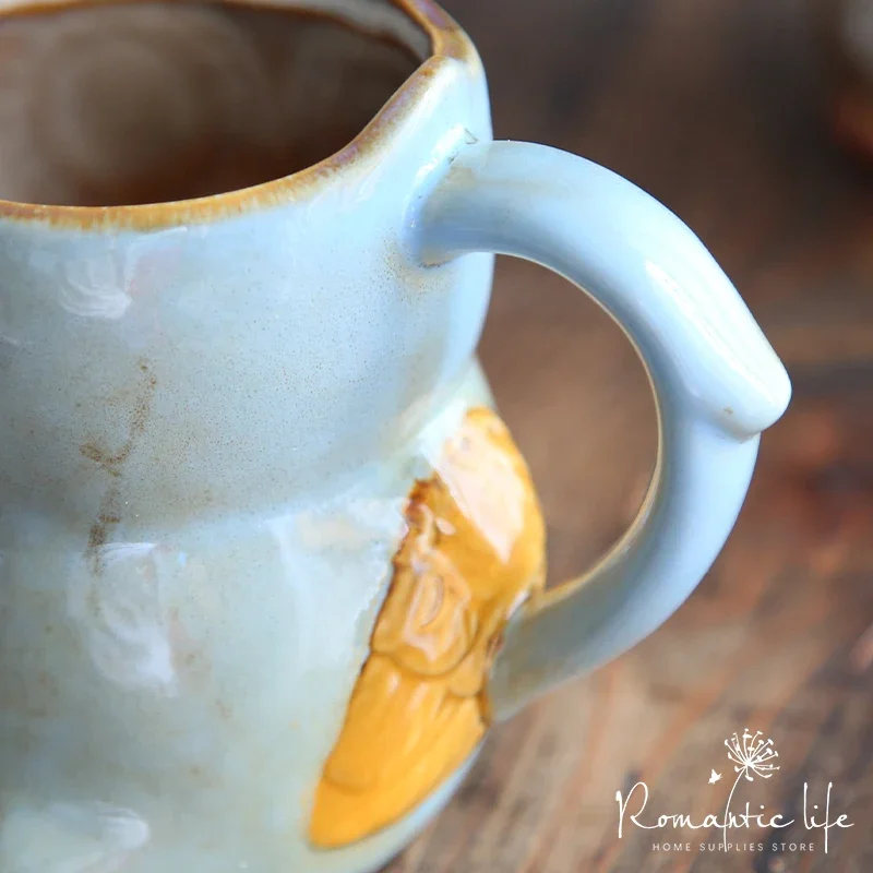 Cute Owl Cartoon Coffee Drinkw - огляд і ціна Morning Tea Coffee