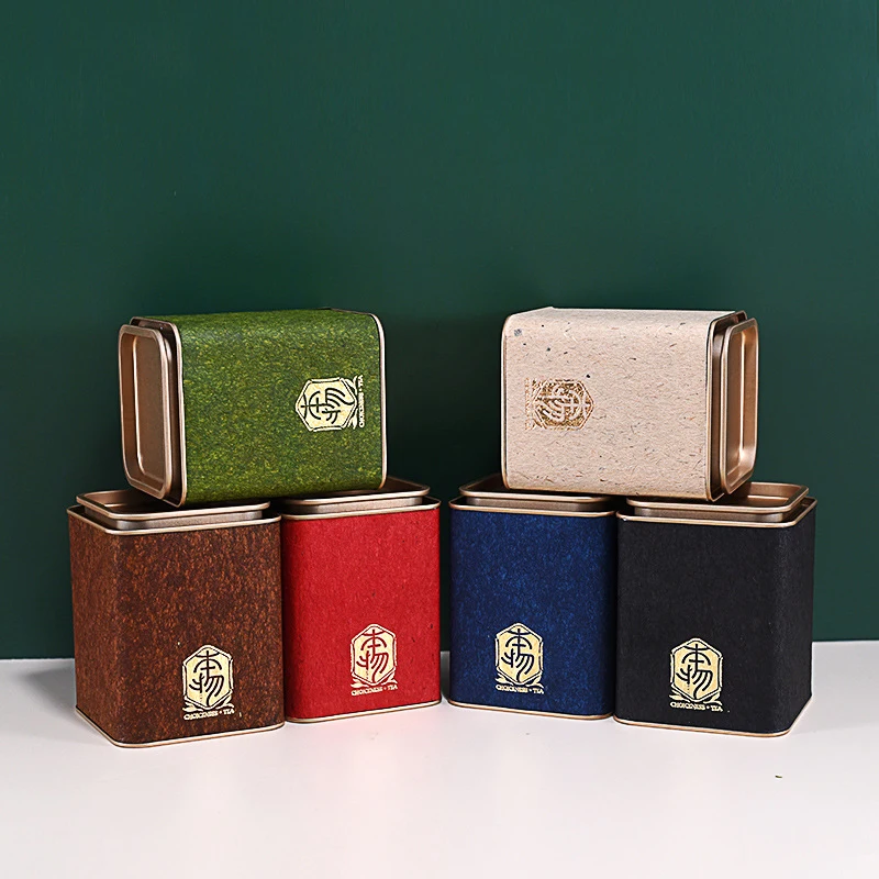 Tea Tin Containers Square Meta - огляд і ціна Coffee Jasmine Tea