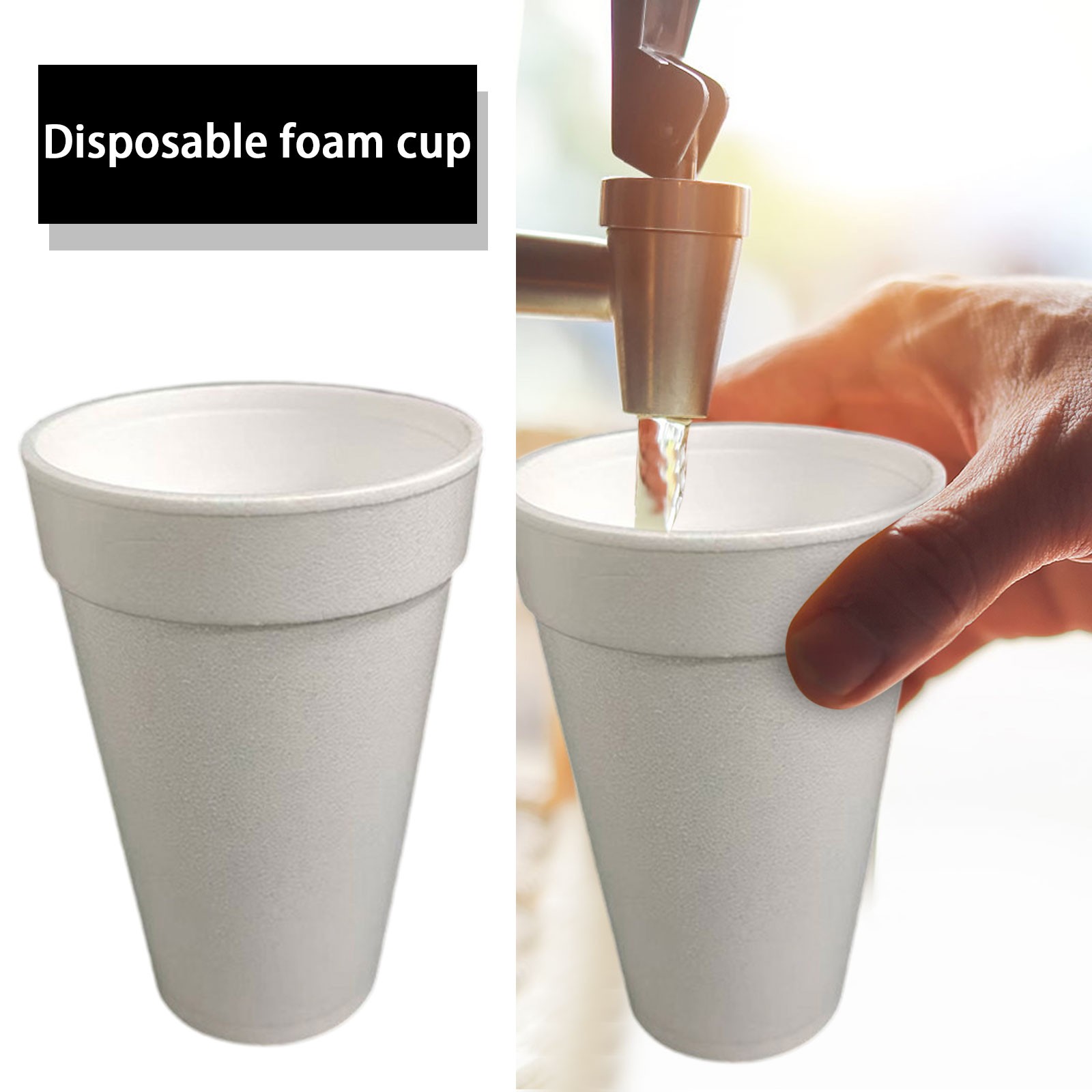 50PCS White Disposable Paper C - огляд і ціна Coffee Tea And Company